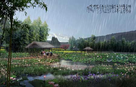 四川省南部县八尔湖乡村湿地、环湖绿道及徒步道旅游景观方案设计